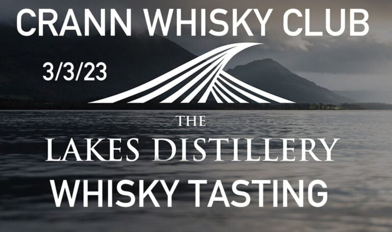 CRANN tasting – The Lakes Distillery